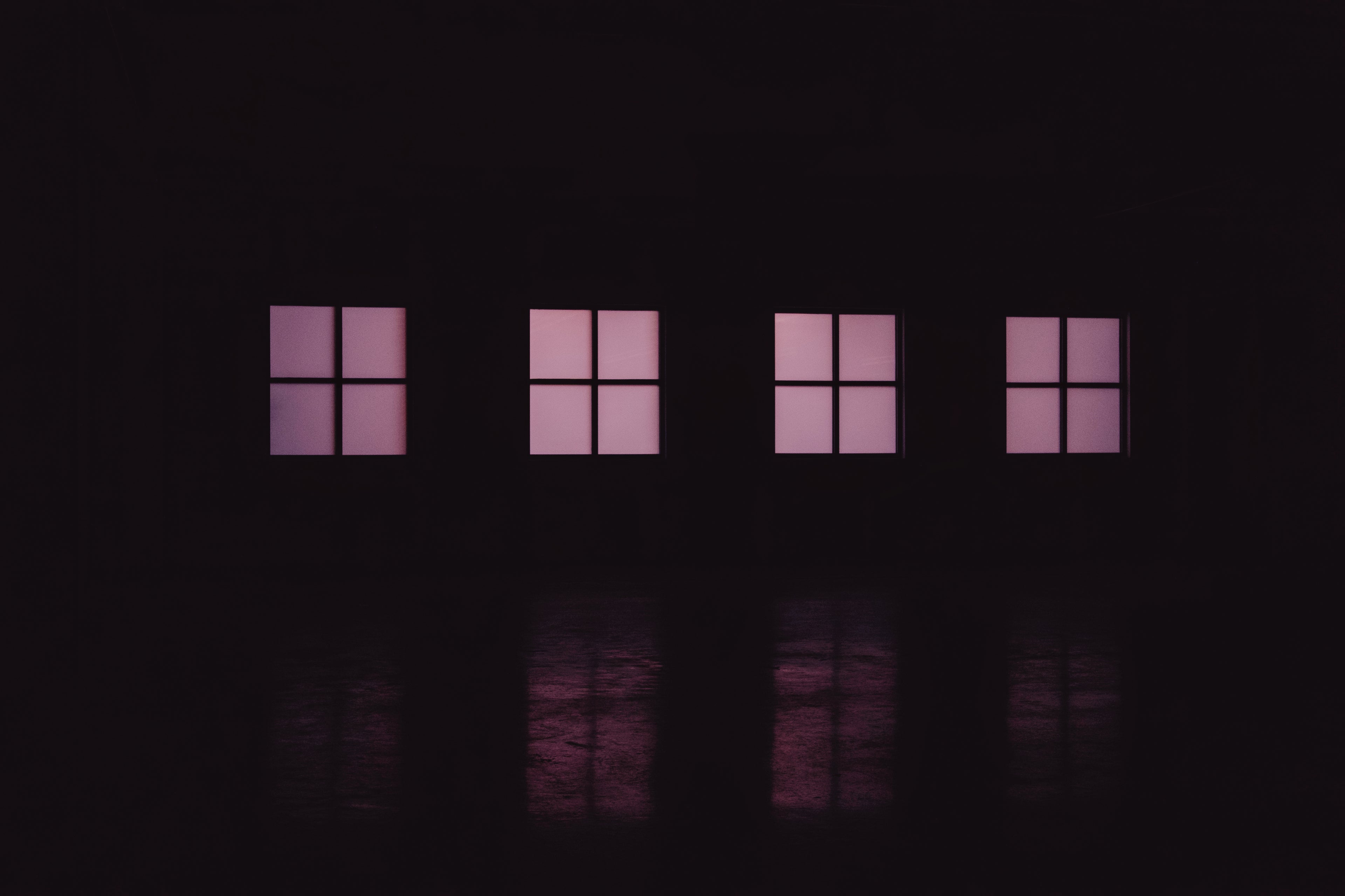 Windows Pink Tint Print